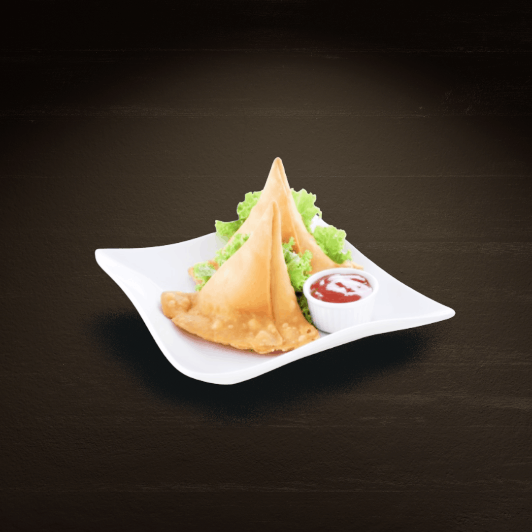 1. Aloo Samosa (spicy)