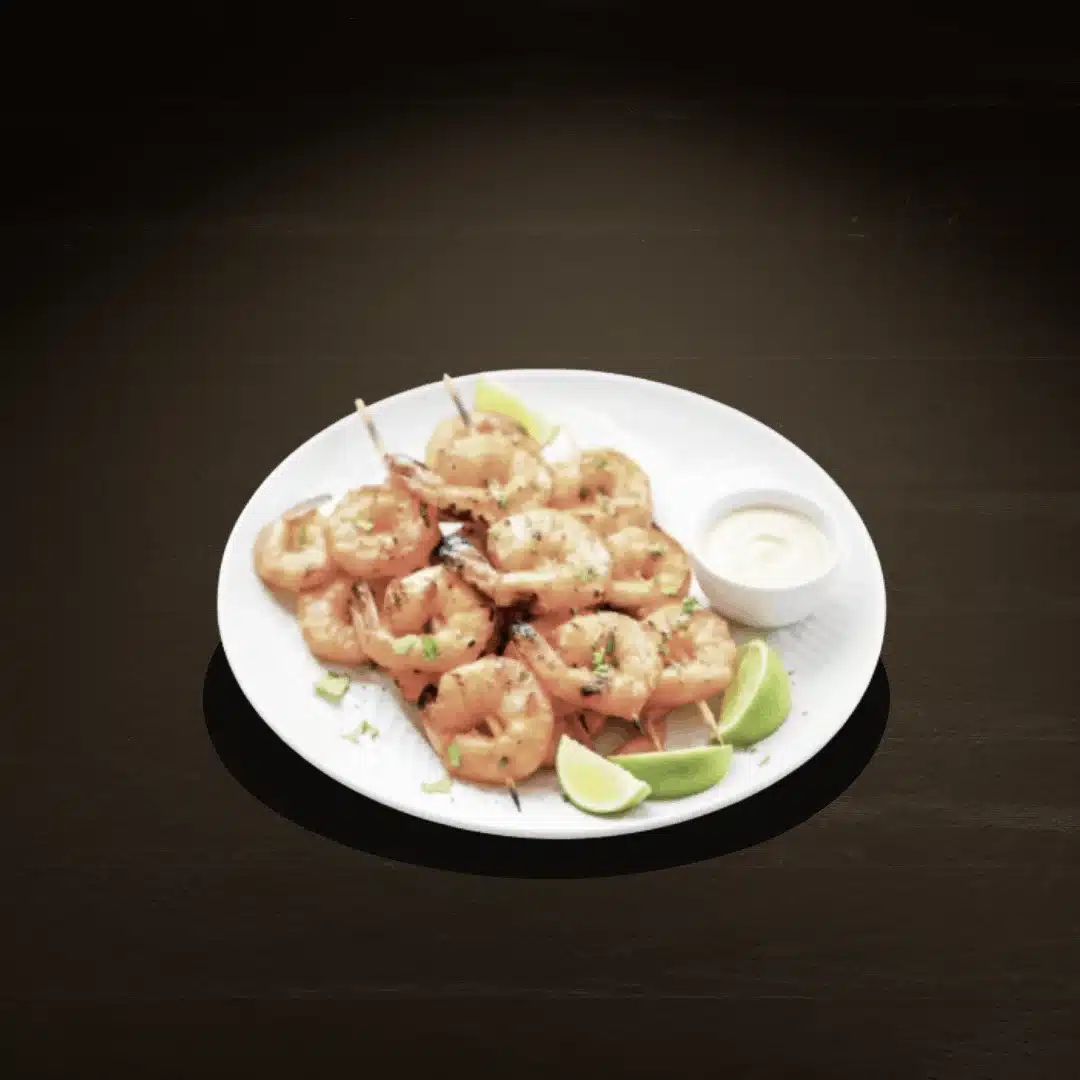 Garlic King Prawns